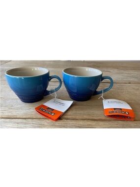 Le Creuset Blue Gradient Stoneware Mugs (Set of 2)